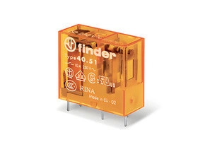 FINDER 40.51.8.230.0000 Relé, DIN/PS, 1P/10A, 230V AC