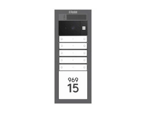 DV SYSTEM: 3 až 10 tlačítek (dělené jm.) + KAMERA a textové pole (3M) - Do zdi