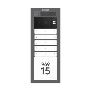 DV SYSTEM: 3 až 10 tlačítek (dělené jm.) + KAMERA a textové pole (3M) - Do zdi