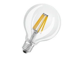 LED žárovka globe LEDVANCE LEDG95100DIM 11W 940 FILCL E27 S, čiřá, stmívatelná