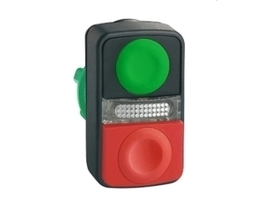 SCHN ZB5AW7L3740 Ovládací hlavice dvoutlačítková se signálkou