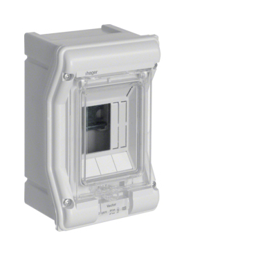 Rozvodnice nástěnná HAG VE103L, vector II, IP65, 1-řadá, 2+1