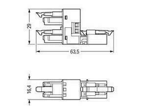 H-rozdělovač WAGO 890-1761