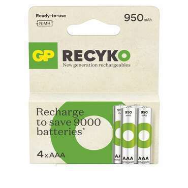 Baterie nabíjecí GP ReCyko B25114 950 AAA (HR03) 4PP