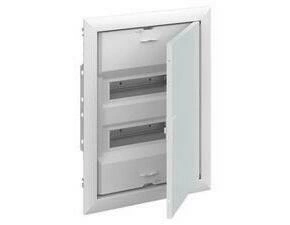 Rozvodnice zápustná ABB 2CPX031380R9999 UK624K, plastová rozvodnice s plechovými dvířky