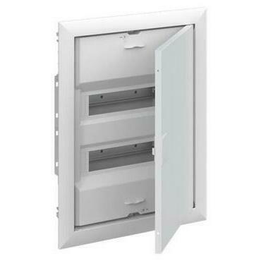 Rozvodnice zápustná ABB 2CPX031380R9999 UK624K, plastová rozvodnice s plechovými dvířky