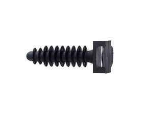 HLS HL 88086 Natloukací příchytka vázacích pásků max. šířka pásku 6 mm, černá, PA