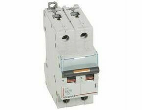 Jistič dvoupolový LEGRAND 409718 DX3 2P B25 25KA