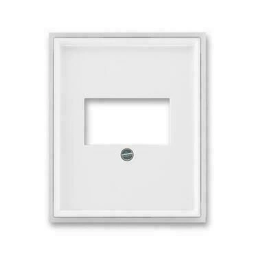 Kryt zásuvky ABB Element 5014E-A00040 01, bílá/ledová bílá, komunikační (HDMI, USB, VGA, USB nab.)