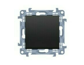 SIMON CW1C.01/49 Spínač jednopólový (přístroj s krytem), řazení 1, 10 A/250 V~ bez šroub