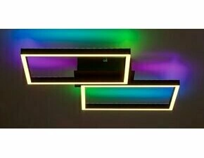 LED svítidlo stropní RABALUX 71032 LUDANO matná černá LED 40W