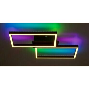 LED svítidlo stropní RABALUX 71032 LUDANO matná černá LED 40W