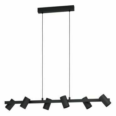 Svítidlo závěsné EGLO HL 6 E14 SCHWARZ GATUELA 1