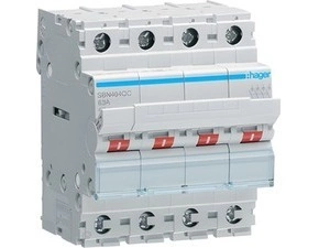 HAG SBN464QC Vypínač 4 pól. 63A, bezšroubový