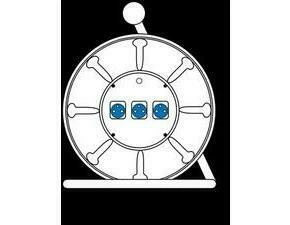 SEZ PB 3V-3F/25m Prodluž. buben 3x230V,  IP 44, kabel 25m ukončený IVN 1653