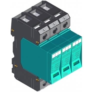 SEZ PO I 3 LCF 75kA 280V Přepěťová ochrana PO I 3 LCF 75 kA 280 V/25 kA, modulární, B+C+D