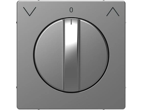 SCHN MTN3875-6036 Centrální deska, Merten D-Life, pro otočný žaluziový spínač/tlačítko, Stainless St