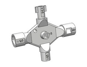 LIDOKOV 01.191.E Klíč víceúčelový LK 6-E