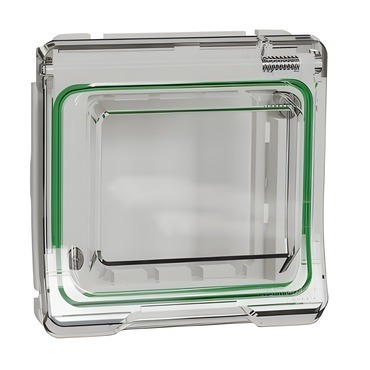 SCHN MUR39110 Mureva Styl - Krytá krabice s víčkem pro přístroje Nová Unica 45x45, IP55, Bílá