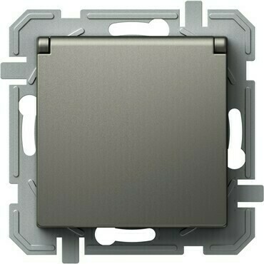 TEM ZÁSUVKA SCHUKO+KRYT 2P+E 16A 250V~ XO TI XO titan