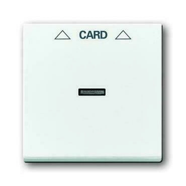 Kryt spínače ABB Future 2CKA001710A3641, studio bílá, kartového, s čirým průz.; 1792-84
