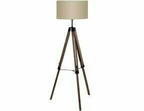 Lampa stojací EGLO STL 1 NUSS SCHWARZ TAUPE LANTADA