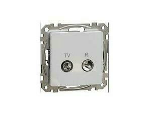 SCHN SDD113474R Sedna D/E - TV R zásuvka průběžná 7dB, Aluminium
