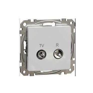 SCHN SDD113474R Sedna D/E - TV R zásuvka průběžná 7dB, Aluminium