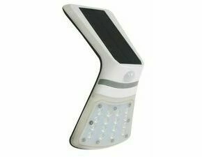 LED svítidlo nástěnné GREENLUX FOX SOLAR PIR 16LED W NW, senzor, bílá
