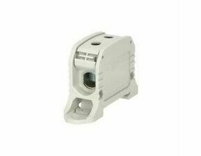 EL 1006010 Svorka univerzální RKA 50 LG, 150A, 1pól., AL/CU, šedá, na DIN/ na panel (bal.9)