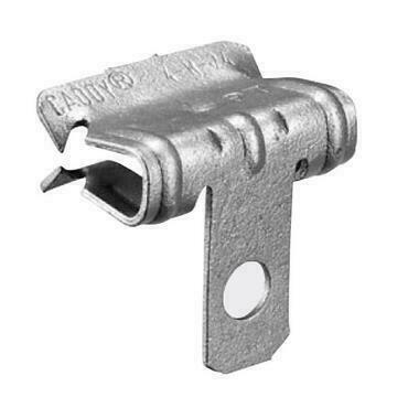 SCHM EB-2H4 170010 natloukací příchytka s otvorem pro závěs 6,8mm, materiál 2-3mm