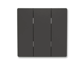 Kryt spínače ABB Zoni 3559T-A00666 237, matná černá, trojnásobného