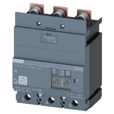 OEZ 3VA9213-0RL20 3VA9213-0RL20 Chráničový modul provedení RCD520, typ A, Ue AC 127 ÷ 480 V / AC 100