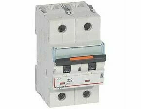 Jistič dvoupolový LEGRAND 409823 DX3 2P D32 25KA