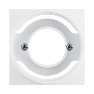 HAG 11988982 Centrální díl pro světelnou signálku E14, Berker S.1, krémová, lesk