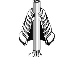HEN KST 70 Stupňovitá kabelová vývodka, IP 65, rozsah utěsnění 30-72mm