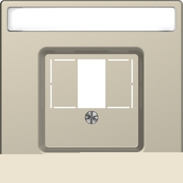 SCHN MTN4250-6033 Centrální deska, Merten D-Life, s vylamovacími otvory, Sahara