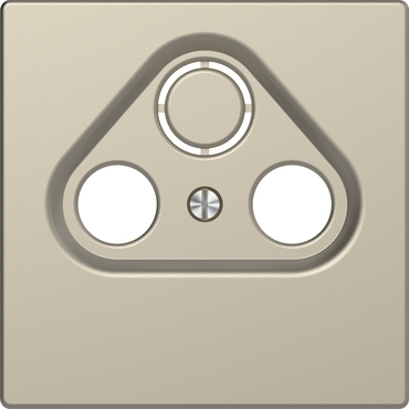 SCHN MTN4123-6033 Centrální deska, Merten D-Life, pro anténní zásuvku 2/3 otvory, Sahara