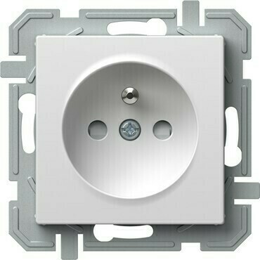 TEM ZÁSUVKA FRANCOUZSKÁ  2P+E 16A 250V~ BV PW XO lesklá bílá