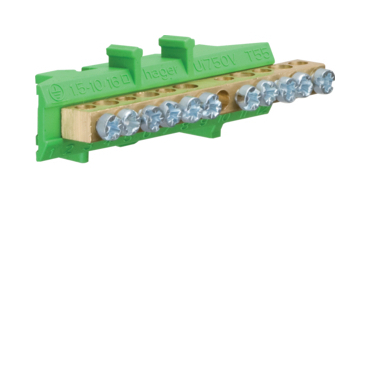 HAG KM11E Přídavná svorka PE s předmontovatelným soklem (5x16