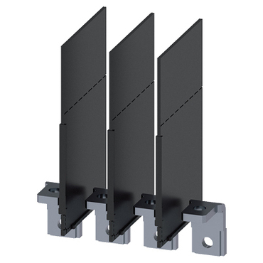 Připojovací sada 3VA9114-0QG00 3VA9114-0QG00, zadní přívody - pravoúhlé, Cu/Al pasy / kabelová oka