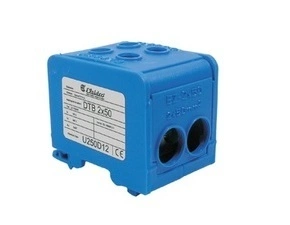 BEČOV U250D12 Distribuční blok DTB 2×50 modrý