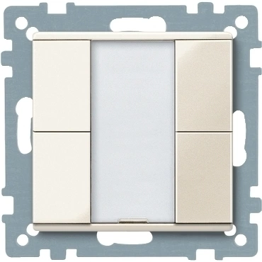 SCHN MTN617244 KNX tlač. panel 2-násobný plus, White, System M RP 0,07kč/ks