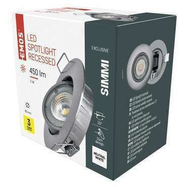 EMOS ZD3222 LED BOD. SVÍT. 5W 450LM EXCL. NW S