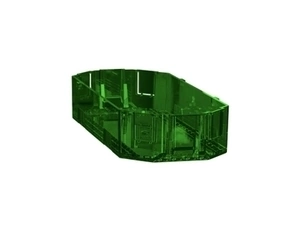 SCHN INS52155 Unica System+ - Montážní krabice pro 3 moduly Unica 45x45, (sada 10ks)