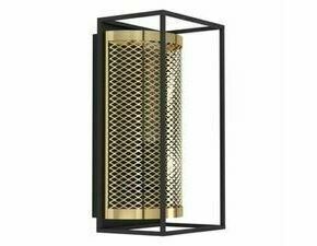Svítidlo nástěnné EGLO WL 1 E27 SCHWARZ MESSING NOHALES