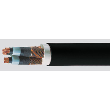 Kabel energetický N2XSEH 6/10kV 3x50rm/16 qmm střední napětí