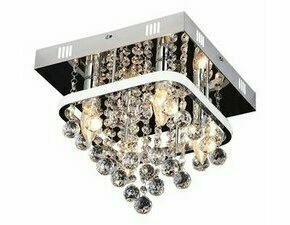 Svítidlo stropní RABALUX 2238 PALLAS chrom LED 23W+E14 4xMAX 40W