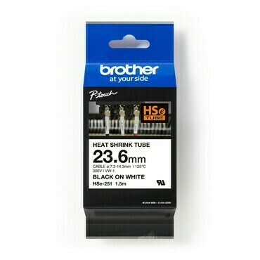 BROTHER HSE251 bužírky bílá/černá O7,3 - O14,3 mm