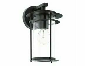 Svítidlo venkovní EGLO AL-WL 1 E27 SCHWARZ KLAR VALDEO, nástěnné